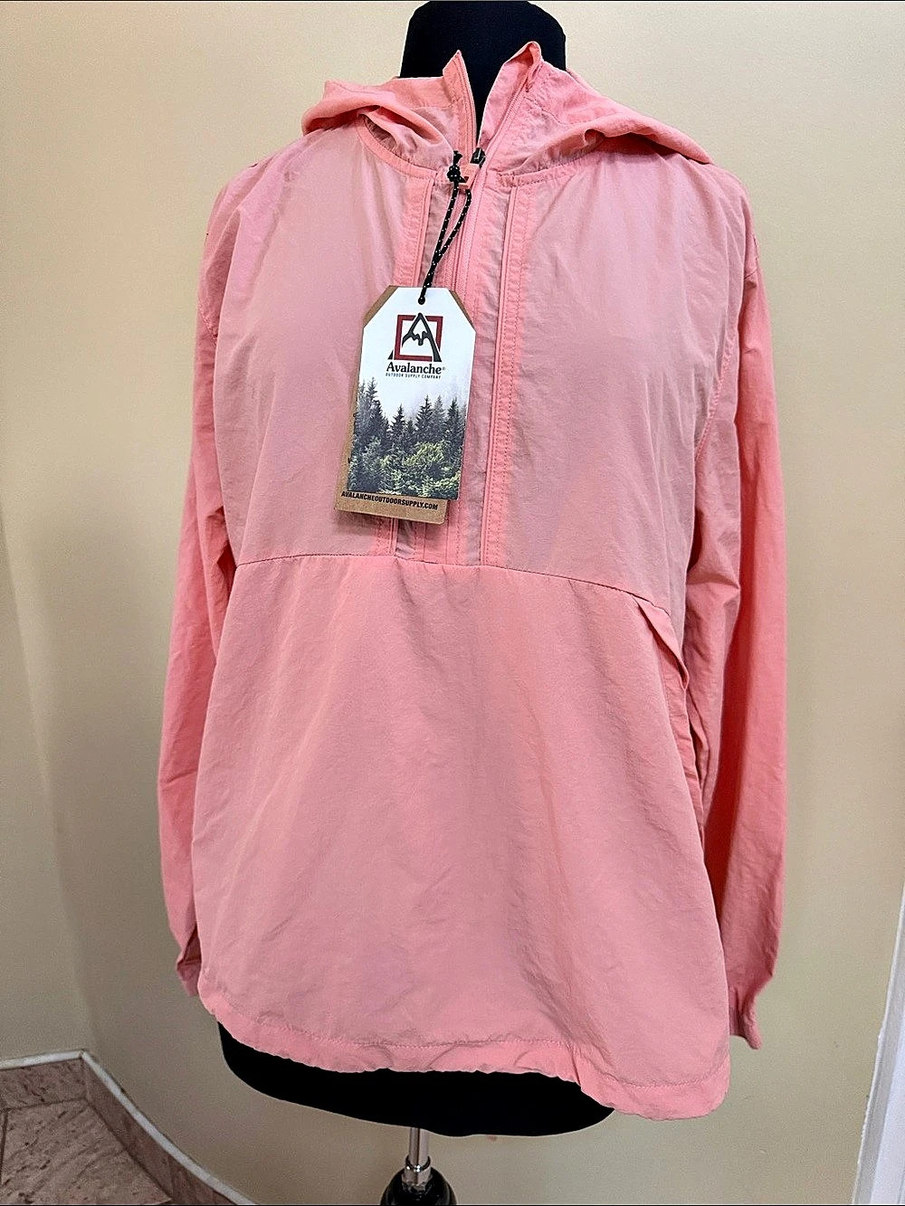 Avalanche Packable Anorak Pink XL NWT